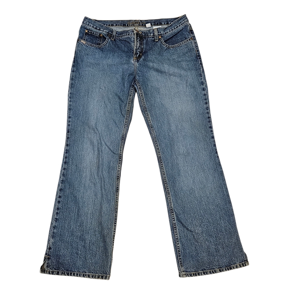 Cruel Girl Jeans Women's Blue Straight Cut Slim Fit Denim - Size 15 Regular
